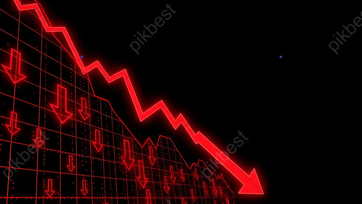 BIST 100 düşüş grafiği — bankacılık -%3,5, holding -%2,7 sektör endeksi performansı